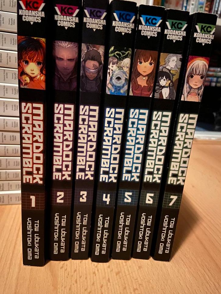 Mardock Scramble Manga OOP Zeer Zeldzaam Compleet!, Boeken, Strips | Comics, Zo goed als nieuw, Meerdere comics, Japan (Manga)