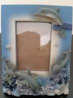 Fotolijstje 3D met dolfijnen in koraal NIEUW, Minder dan 50 cm, Nieuw, Ophalen of Verzenden, Foto of Poster