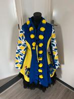 Geel/kobalt blauwe aparte nieuwe Carnavalsjas maat xl, Carnaval, Maat 46/48 (XL) of groter, Ophalen of Verzenden, Zo goed als nieuw