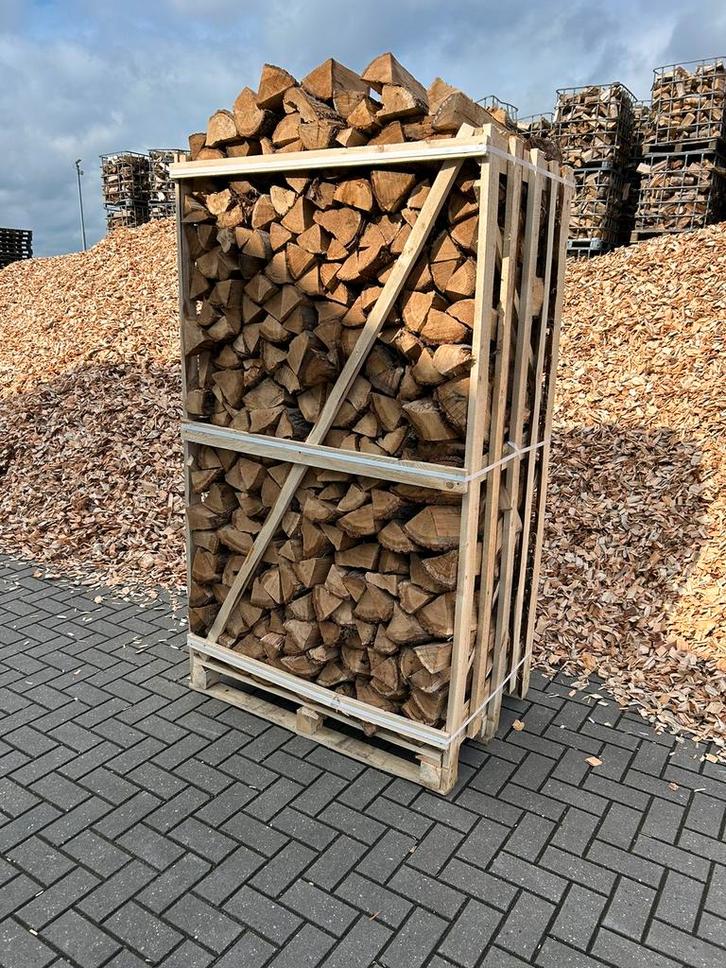 Eiken pallet Haardhout incl. levering!, Tuin en Terras, Haardhout, Blokken, Minder dan 3 m³, Ophalen
