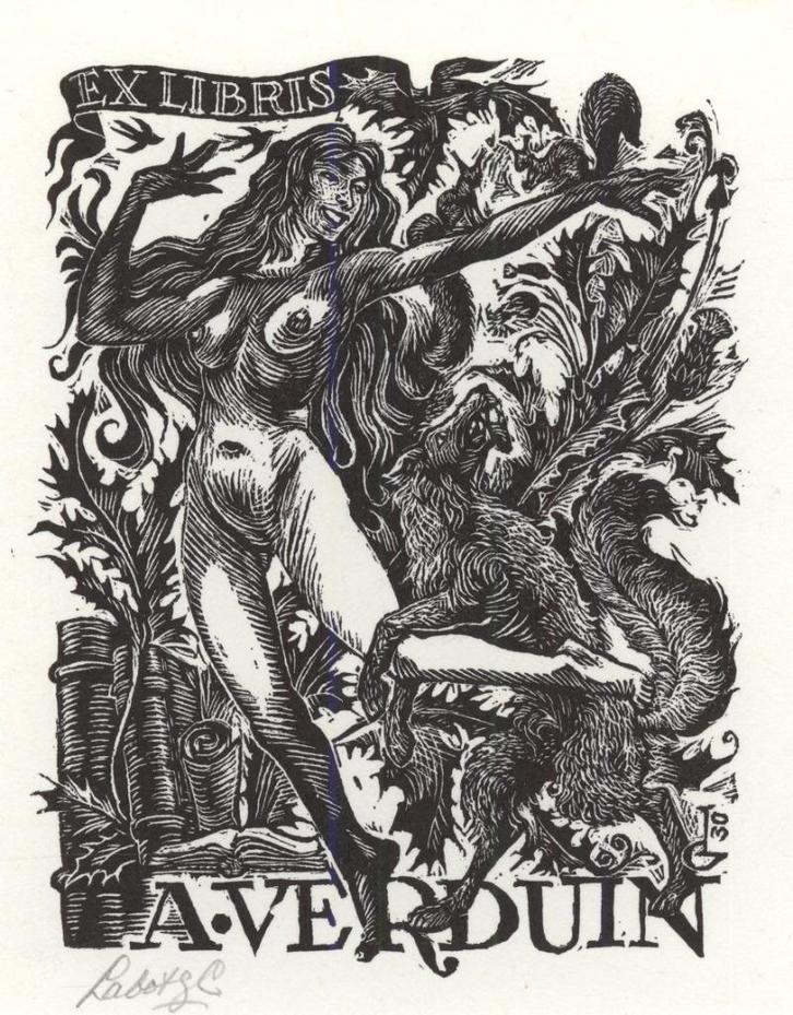 0181 Ex Libris Nederland : Cornelis Labots, 1978, Antiek en Kunst, Kunst | Etsen en Gravures, Verzenden