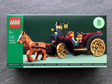 Lego Limited Edition 40603 Wintertime Carriage Ride *SEALED* beschikbaar voor biedingen