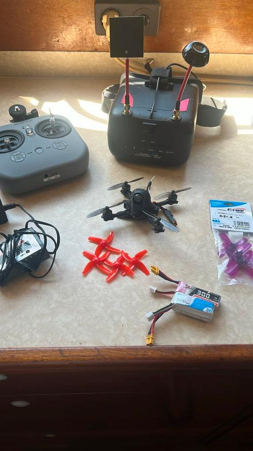Betafpv Hx100 Fpv set compleet, Hobby en Vrije tijd, Modelbouw | Radiografisch | Helikopters en Quadcopters, Zo goed als nieuw
