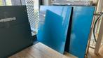 Besta 4x deuren 1x lade deur blauw turqoise IKEA, Ophalen, 50 tot 100 cm, Zo goed als nieuw, Minder dan 100 cm
