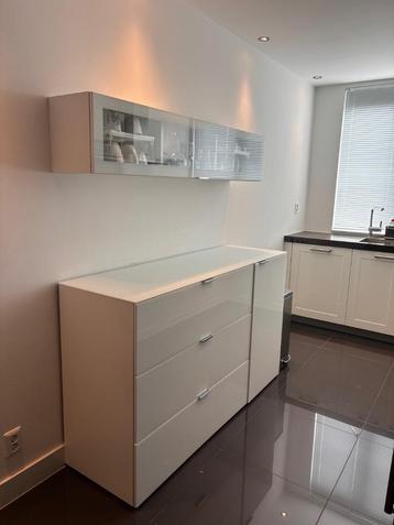 Keuken bijzetkast glas 163x98,5x50 beschikbaar voor biedingen