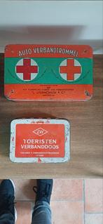 Vintage Verbandtrommel en Toeristen Verbanddoos, Ophalen of Verzenden, Gebruikt, Overige