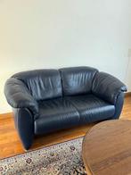 Bankstel, Huis en Inrichting, Banken | Bankstellen, Ophalen, Tweepersoons, Leer, Zo goed als nieuw