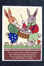 Haasjes in een groen, groen, knollen-, knollenland, Verzamelen, Verzenden, 1940 tot 1960, Ongelopen, Knaagdier