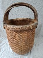 Oude Chinese Mand met Handvat, Ophalen of Verzenden