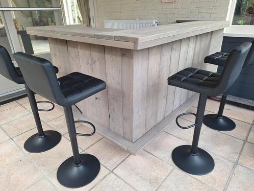 Borrel tappas bar tuinbar steigerhout douglas buitenbar, Huis en Inrichting, Barren, Ophalen of Verzenden