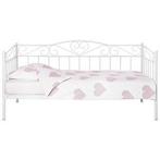 Prinsessen Bedbank - Romantisch en Stijlvol, 90 cm, Eenpersoons, Wit, Romantisch