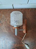 Vintage Wandlampje uit de jaren 60, Huis en Inrichting, Lampen | Wandlampen, Ophalen of Verzenden, Gebruikt, Glas, Vintage