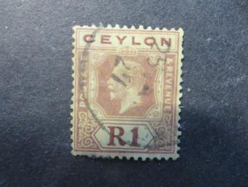 A08798: Ceylon GV 1 Rupee MSCR beschikbaar voor biedingen
