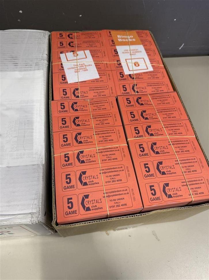 bingo boekjes - 5 rondes per boekje, Hobby en Vrije tijd, Gezelschapsspellen | Overige, Nieuw, Ophalen of Verzenden