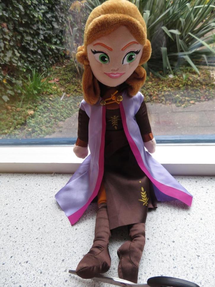 Disney Anna of Elsa uit de film Frozen meet ca 45 cm, Kinderen en Baby's, Speelgoed | Knuffels en Pluche, Zo goed als nieuw, Overige typen