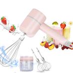 Handmixer Nieuw oplaadbaar in 4 kleuren verkrijgbaar., Witgoed en Apparatuur, Keukenmixers, Nieuw, Ophalen of Verzenden, 3 snelheden of meer