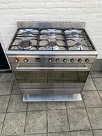 Smeg Gasfornuis, Witgoed en Apparatuur, Fornuizen, 60 cm of meer, Grill, Ophalen of Verzenden, Zo goed als nieuw