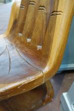 Vintage grote houten hand /stoel, Ophalen