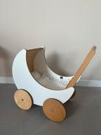 Wit houten poppenwagen van ooh noo, Ophalen, Zo goed als nieuw