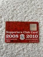 Ajax clubcard 2008/2010, Ophalen of Verzenden, Ajax