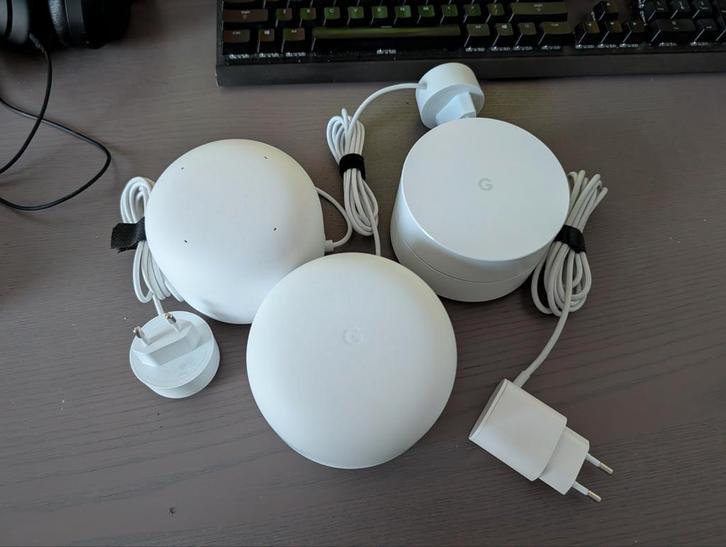 Google Wifi Mesh Systeem - 3 stuks, Computers en Software, WiFi-versterkers, Gebruikt, Ophalen