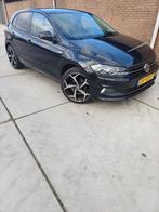 Volkswagen Polo 1.0 TSI 95pk 2018 Zwart, Auto's, Voorwielaandrijving, Stof, Handgeschakeld, Parkeersensor