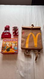 McDonald's Setje: Rugzak, Monopoly, Muts, Glaasje, Ophalen, Zo goed als nieuw, Overige typen