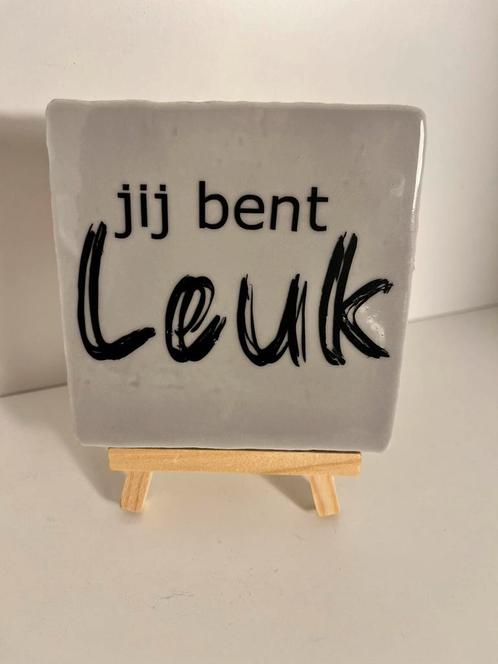 Leuke tegeltjes met variatie mogelijkheden., Huis en Inrichting, Woonaccessoires | Tekstborden en Spreuken, Nieuw, Ophalen of Verzenden