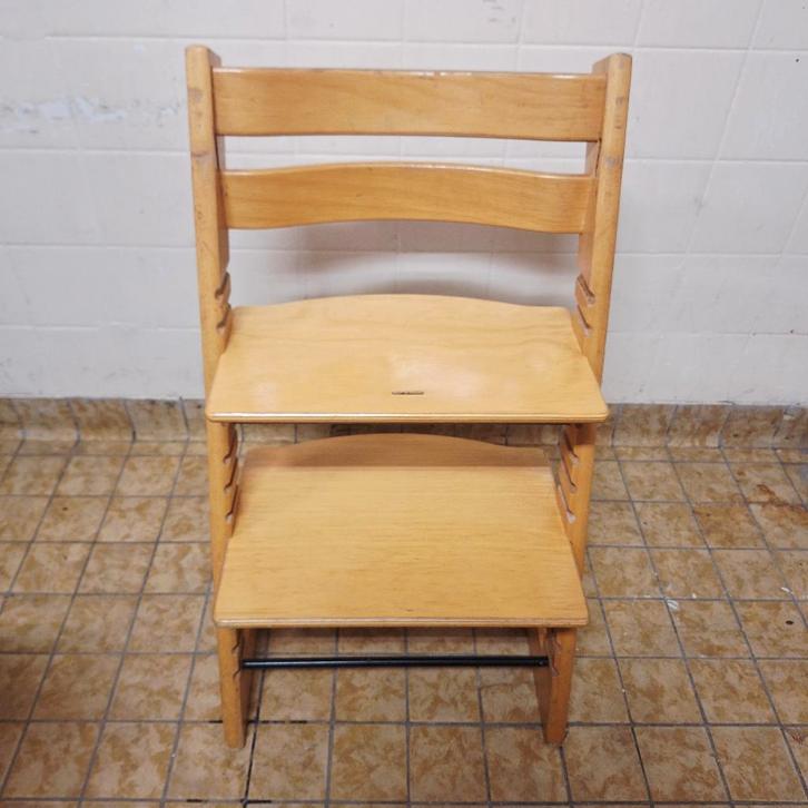 Stokke Tripp Trapp Kinderstoel, Kinderen en Baby's, Kinderstoelen, Gebruikt, Meegroeistoel, Aanschuifbaar, Ophalen