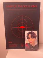 BTS map of the soul on:e concert blu-ray met Suga Yoongi pc, Verzenden, Zo goed als nieuw, Foto of Kaart