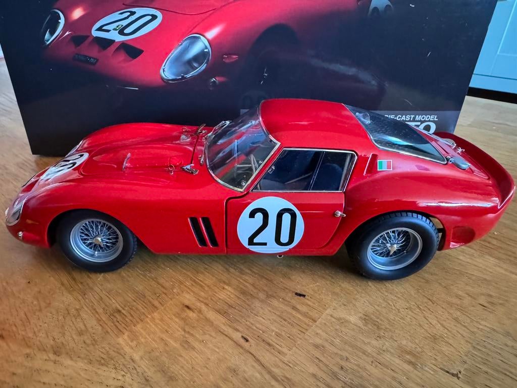 Kyosho 1:18 Ferrari 250 GTO LM 1963 No.20 (Hi-End model), Ophalen of Verzenden, Nieuw, Auto, Kyosho