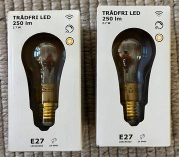 IKEA Zibee Google Tradfri LED e27, 2,7W dimbaar warm licht beschikbaar voor biedingen