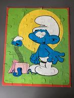 Smurfen puzzle De Smurfen uit 1983, ca 45x60 cm., Verzamelen, Smurfen, Ophalen of Verzenden, Gebruikt, Verschillende Smurfen, Overige typen