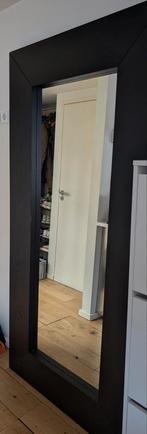 Grote zwarte spiegel Ikea, Huis en Inrichting, Woonaccessoires | Spiegels, Ophalen, Zo goed als nieuw, 75 tot 100 cm, 150 tot 200 cm