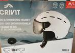 Crivit ski & snowboard helm met vizier maat M/L, Overige merken, Overige typen, Ophalen of Verzenden, Zo goed als nieuw