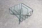 vintage salontafel | tafel | glas | jaren 70, Gebruikt, 100 tot 150 cm, Timbeije@hotmail.com, Glas