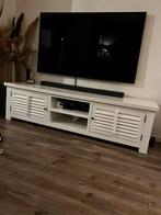 Riviera Maison TV-meubel massief hout, z.g.a.n., Huis en Inrichting, Kasten | Televisiemeubels, Ophalen, 150 tot 200 cm, Zo goed als nieuw