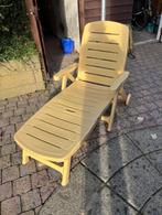 Ligbed, Tuin en Terras, Ophalen, Zo goed als nieuw, Kunststof, Verstelbaar