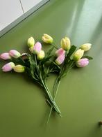 Vrolijke kunstbloemen ( mag met vaas), Ophalen of Verzenden, Gebruikt