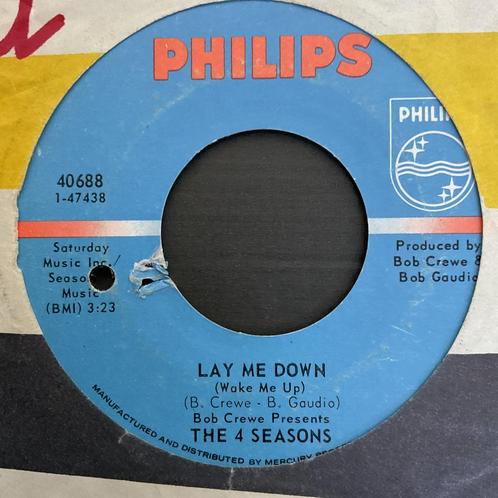 The 4 Seasons - lay me down, Cd's en Dvd's, Vinyl Singles, Gebruikt, Pop, Ophalen of Verzenden