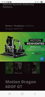 Race sim PT Actuator Platform Motion Dragon 6DOF GT, Ophalen of Verzenden