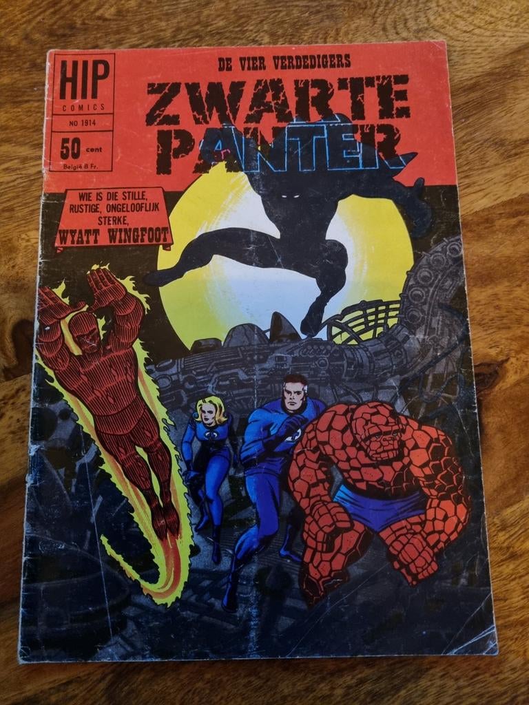 Hip Comics 1914 - De Vier Verdedigers Zwarte Panter, Boeken, Eén stripboek, Ophalen of Verzenden, Gelezen, Wyatt Wingfoot