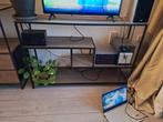 Tv meubel en stellingkast combinatie, Gebruikt, 100 tot 150 cm, 100 tot 150 cm, Industrieel