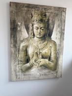 Boeddha schilderij groot 124 hoog, 92 cm breed, Huis en Inrichting, Ophalen