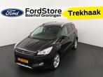 Ford Kuga 1.6 EcoBoost 150 pk Titanium Plus | Trekhaak | Xen, Auto's, Ford, Euro 5, 15 km/l, Gebruikt, Zwart
