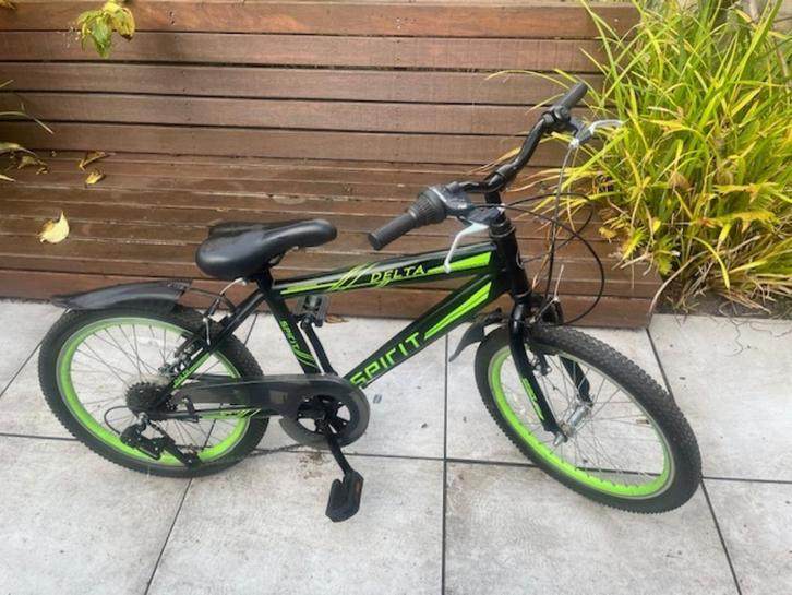 Spirit Delta 6-Speed Jongensfiets groen 24 Inch, Fietsen en Brommers, Fietsen | Jongens, Zo goed als nieuw, 24 inch, Versnellingen