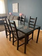 IKEA eettafel ‘Granas’ met 4 stoelen., Huis en Inrichting, Ophalen, Zo goed als nieuw