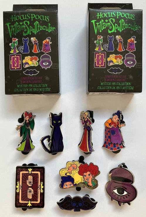 Set Hocus Pocus Villain Spelltactular Mystery Pin Collection, Verzamelen, Disney, Zo goed als nieuw, Ophalen of Verzenden