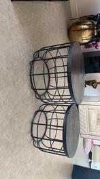 Zwarte salontafels, Huis en Inrichting, Ophalen, Gebruikt, 50 tot 100 cm, 50 tot 75 cm