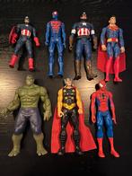 Actie figuren marvel dc poppen 30 cm 7 stuks, Ophalen of Verzenden, Gebruikt